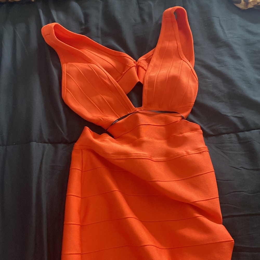 Small orange bandage dress - Picture 3 of 3